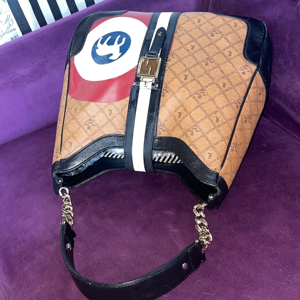 Sale 🔥 L.A.M.B. Tan and Black Tote by Gwen Stefani - Picture 5 of 9